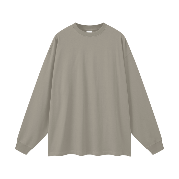 Streetwear Unisex 305G FOG Long Sleeve Tee