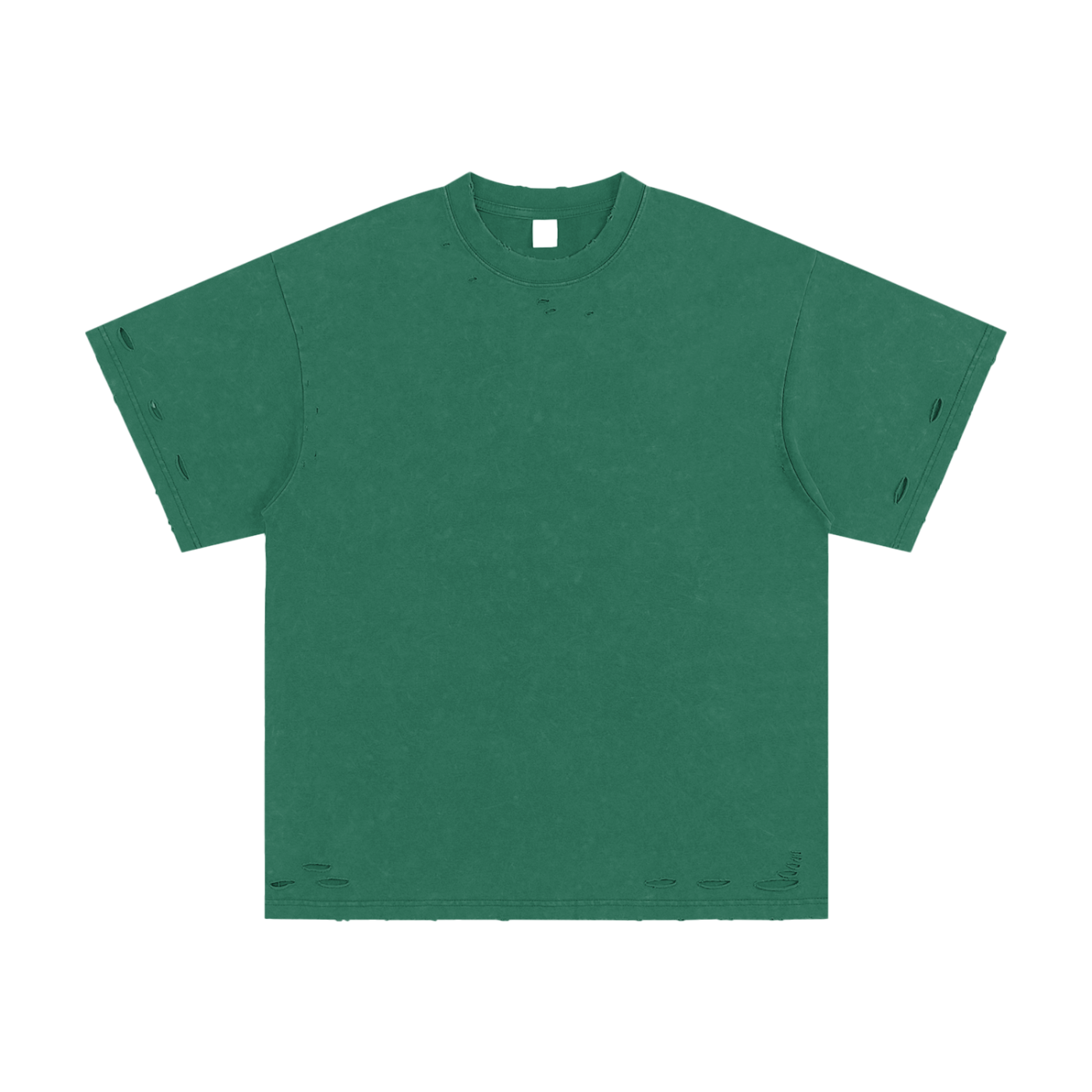 Blanks - Heavyweight Snow Washed Hand-Frayed T-Shirt