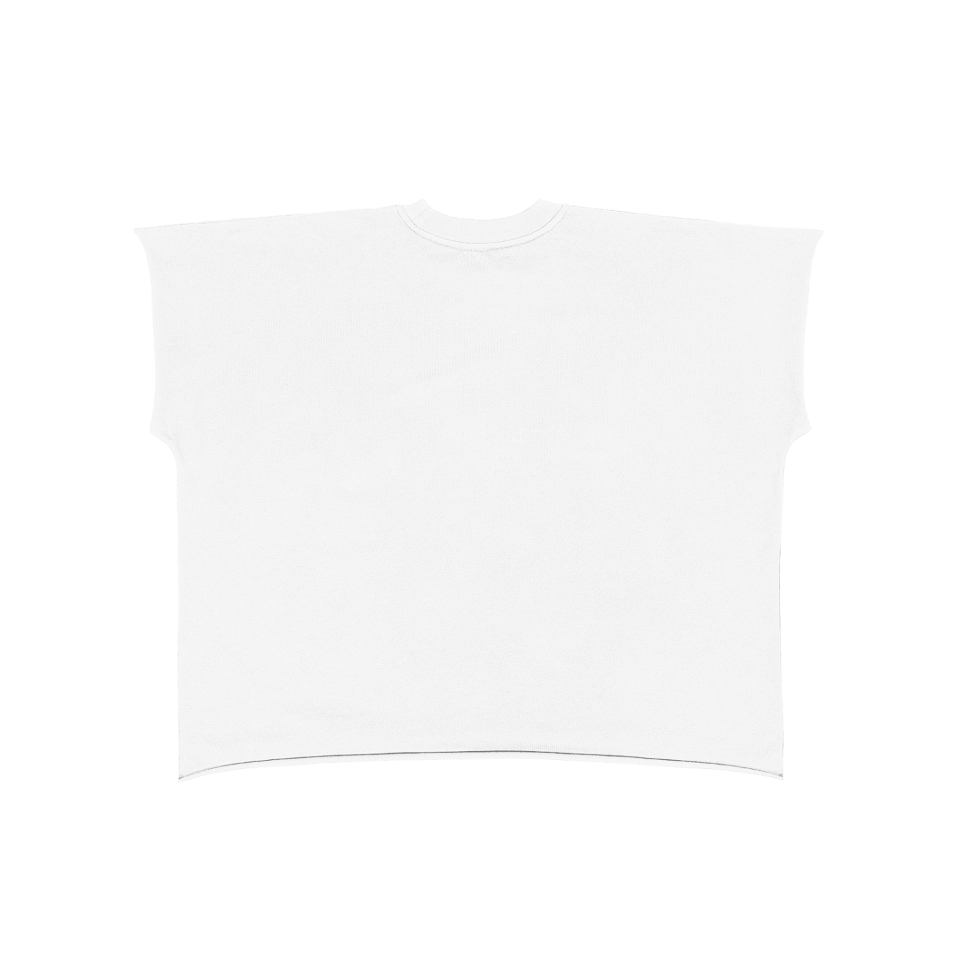 Raw Edge Boxy Non-Shrink T-Shirt - Bab Bunny Tour 2025 - 280 G