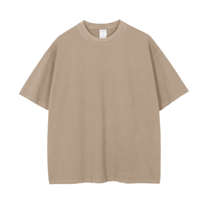 Vintage Wash - Drop Shoulder T-Shirt - 250 GSM