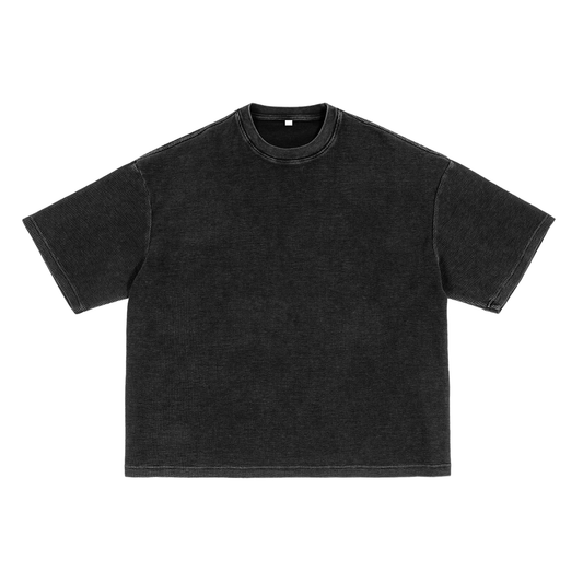 Blanks - Waffle-Texture Washed Boxy T-Shirt