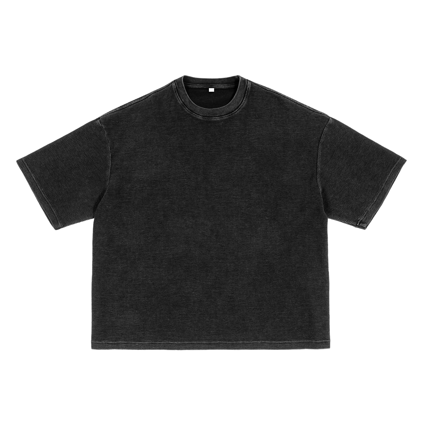 Blanks - Waffle-Texture Washed Boxy T-Shirt