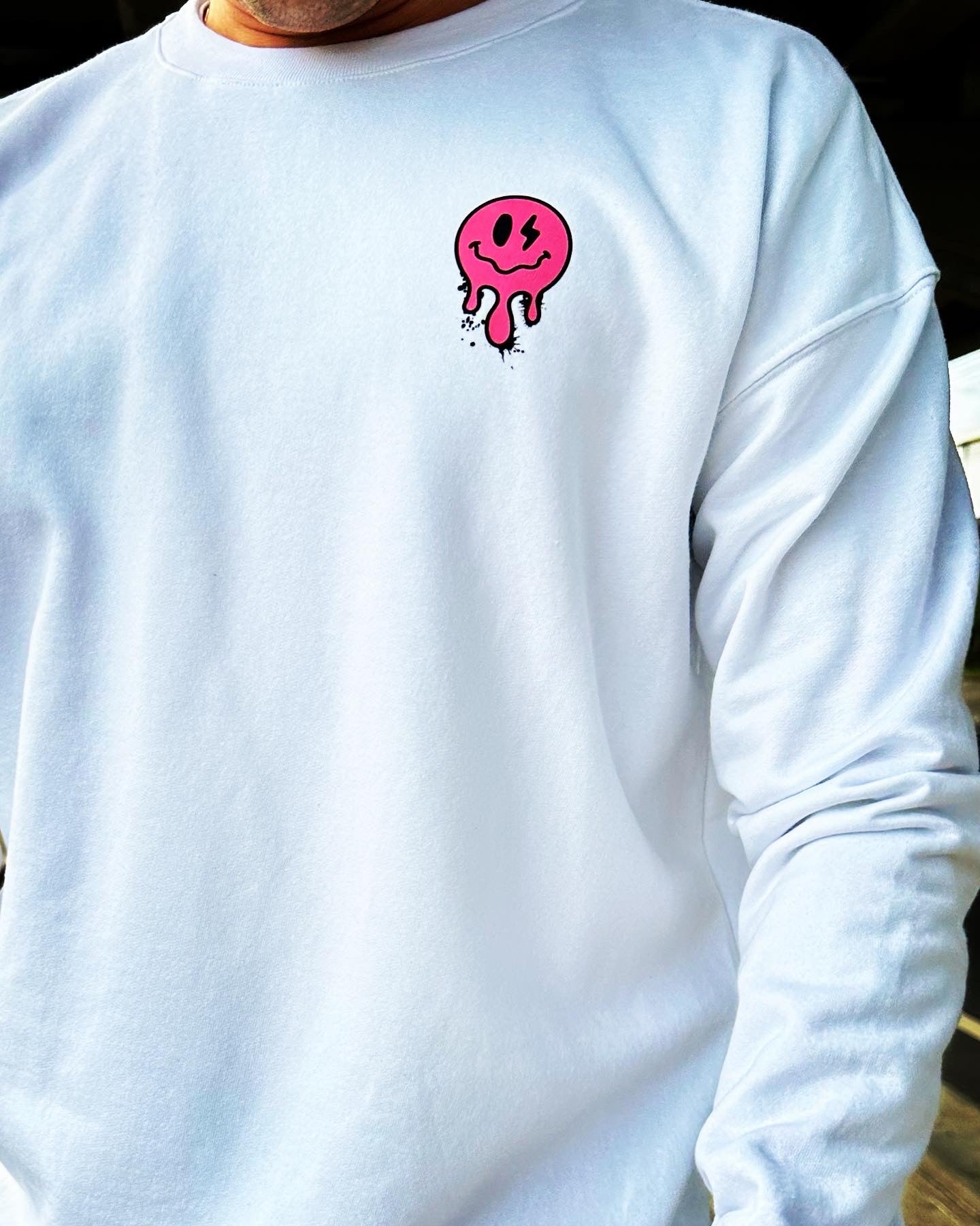 Sweater Crewneck Sublim3 - Be Happy
