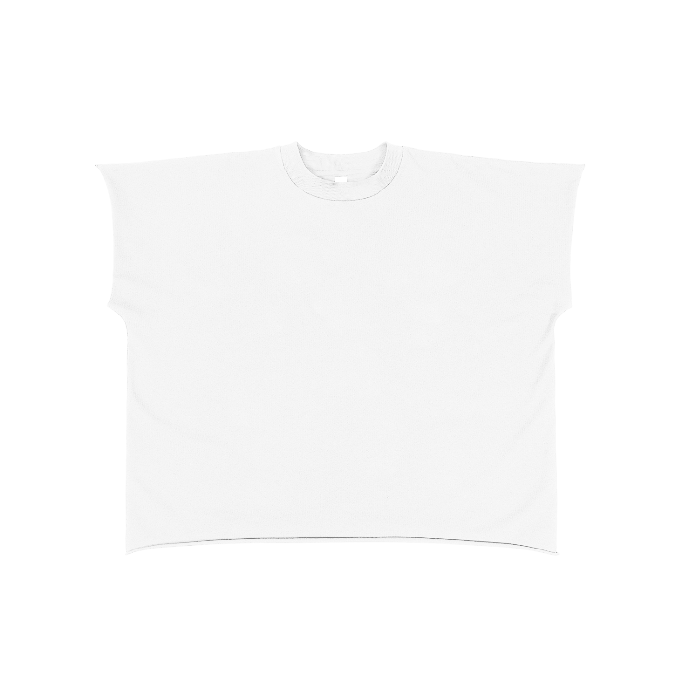 Blanks - Raw Edge Boxy Non-Shrink T-Shirt