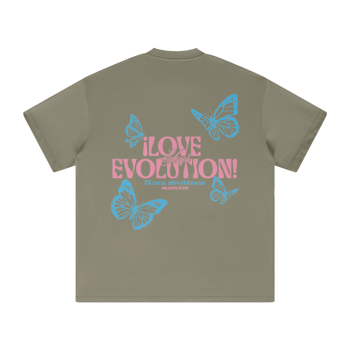 Heavyweight Earth Tone - Love Your Evolution - 305GSM
