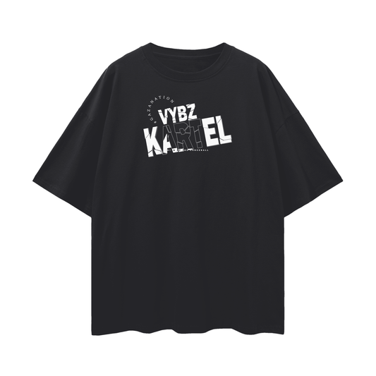 Oversize Deep Drop Shoulder Tee - Vybz Kartel - 190 GSM