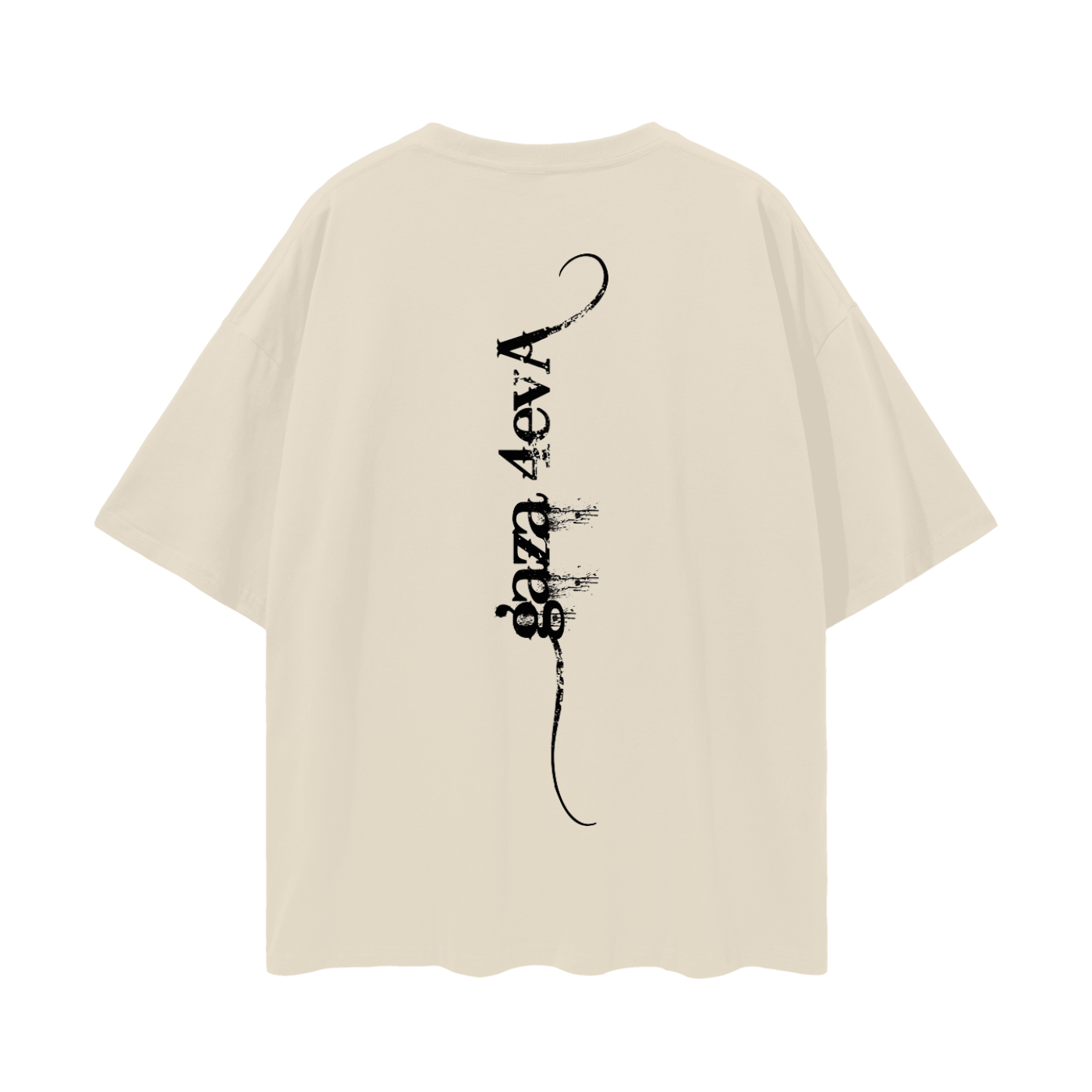 Oversize Deep Drop Shoulder Tee -KING DANCEHALL - 190 GSM