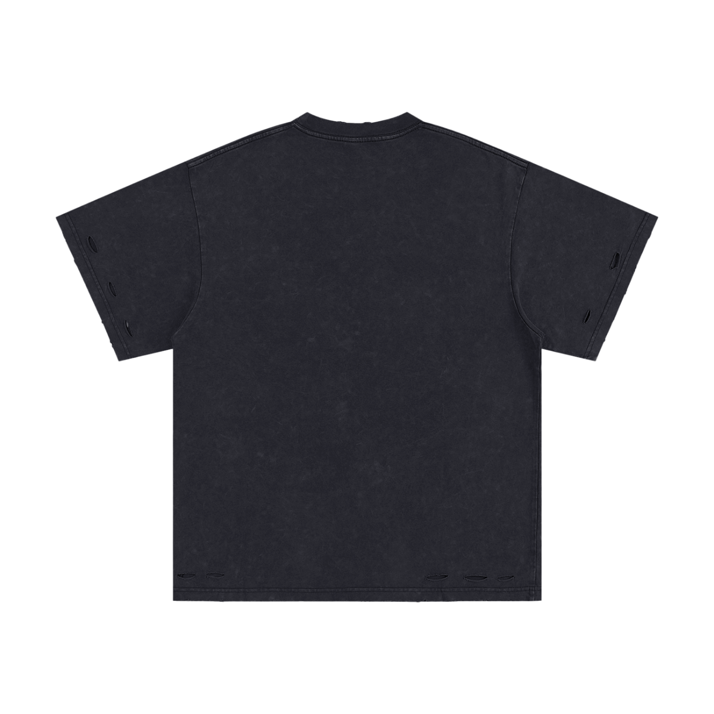 Blanks - Heavyweight Snow Washed Hand-Frayed T-Shirt
