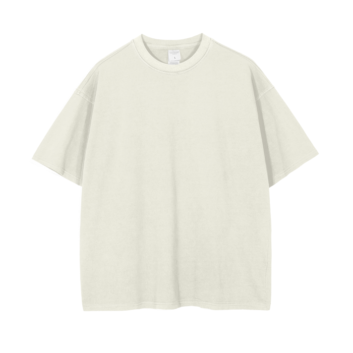 Vintage Wash - Drop Shoulder T-Shirt - 250 GSM