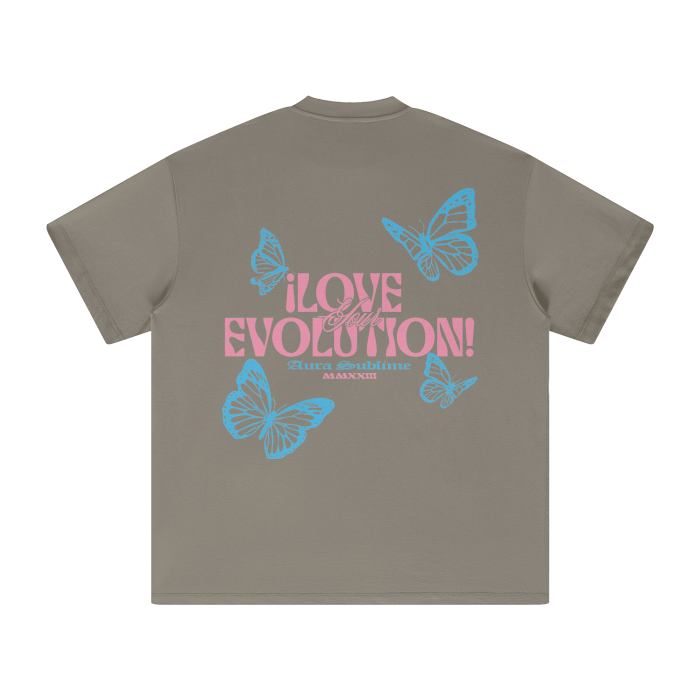 Heavyweight Earth Tone - Love Your Evolution - 305GSM