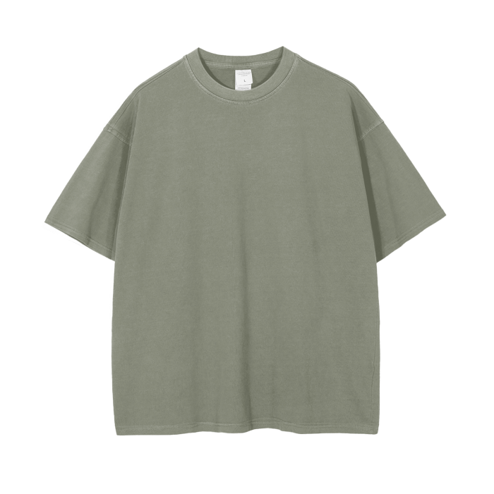 Vintage Wash - Drop Shoulder T-Shirt - 250 GSM