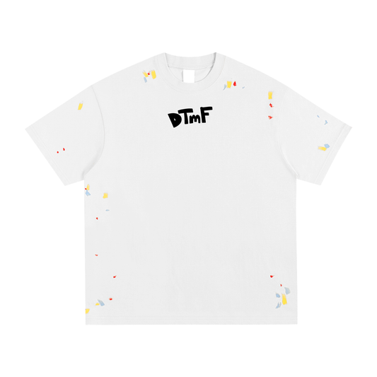 Paint Splatter T-Shirt - Bad Bunny DtFM - 230 GSM