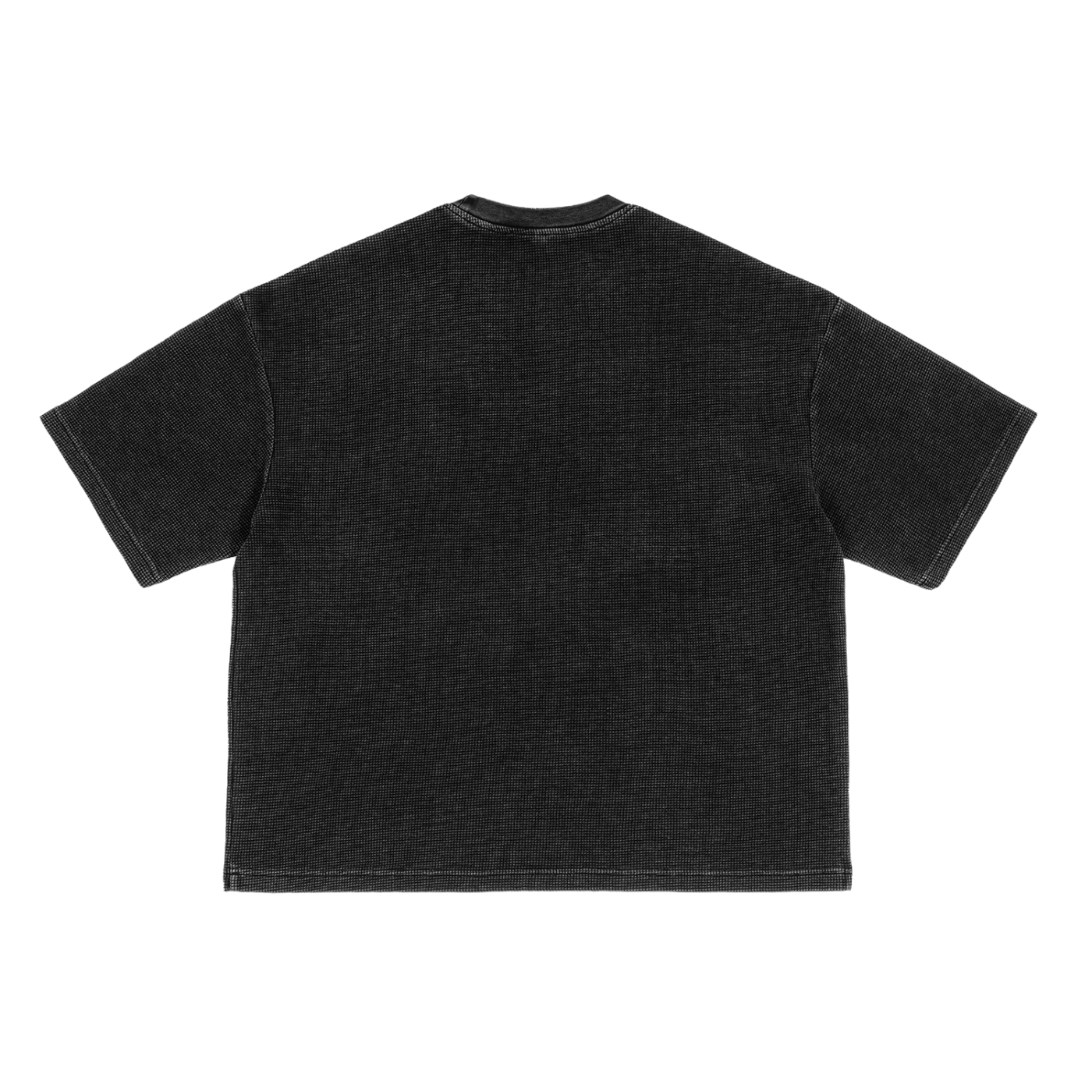 Blanks - Waffle-Texture Washed Boxy T-Shirt