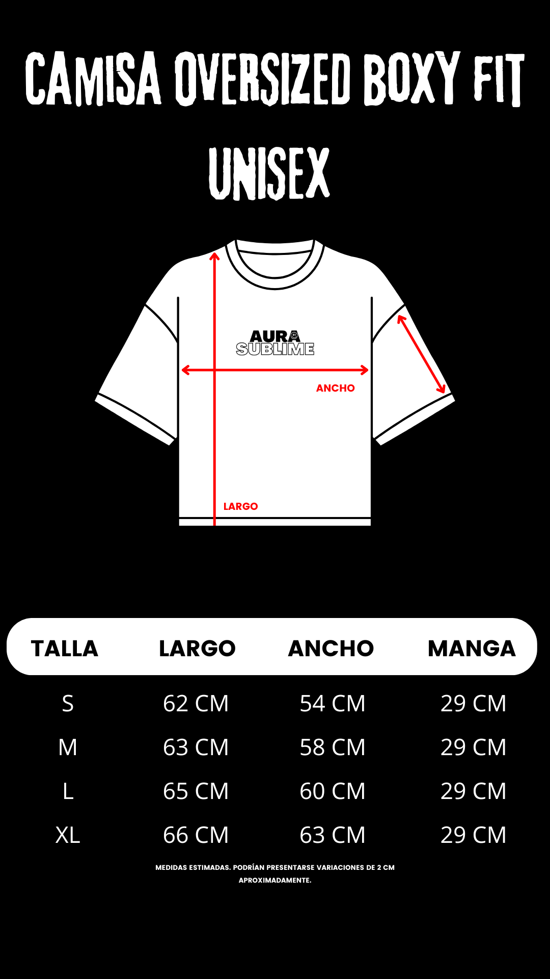 Tee Boxy Fit Aura Sublime - Unisex