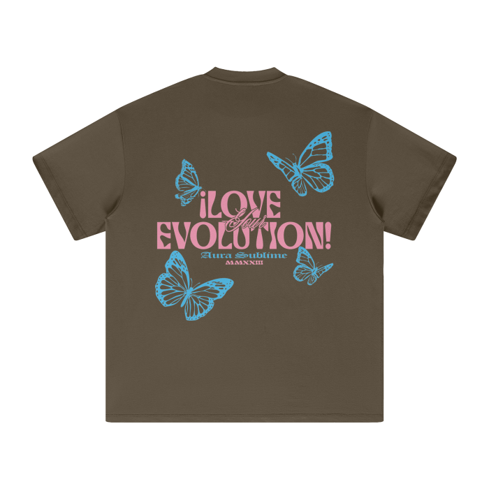Heavyweight Earth Tone - Love Your Evolution - 305GSM