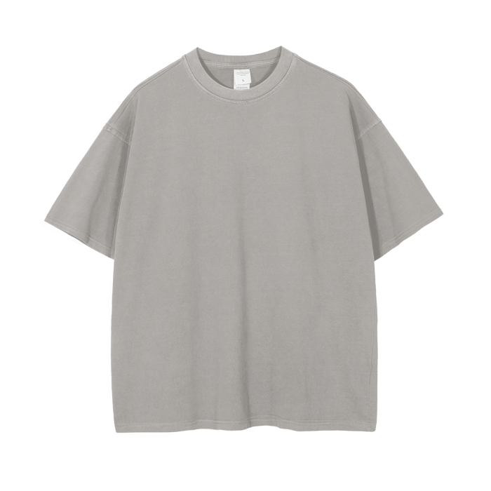 Vintage Wash - Drop Shoulder T-Shirt - 250 GSM