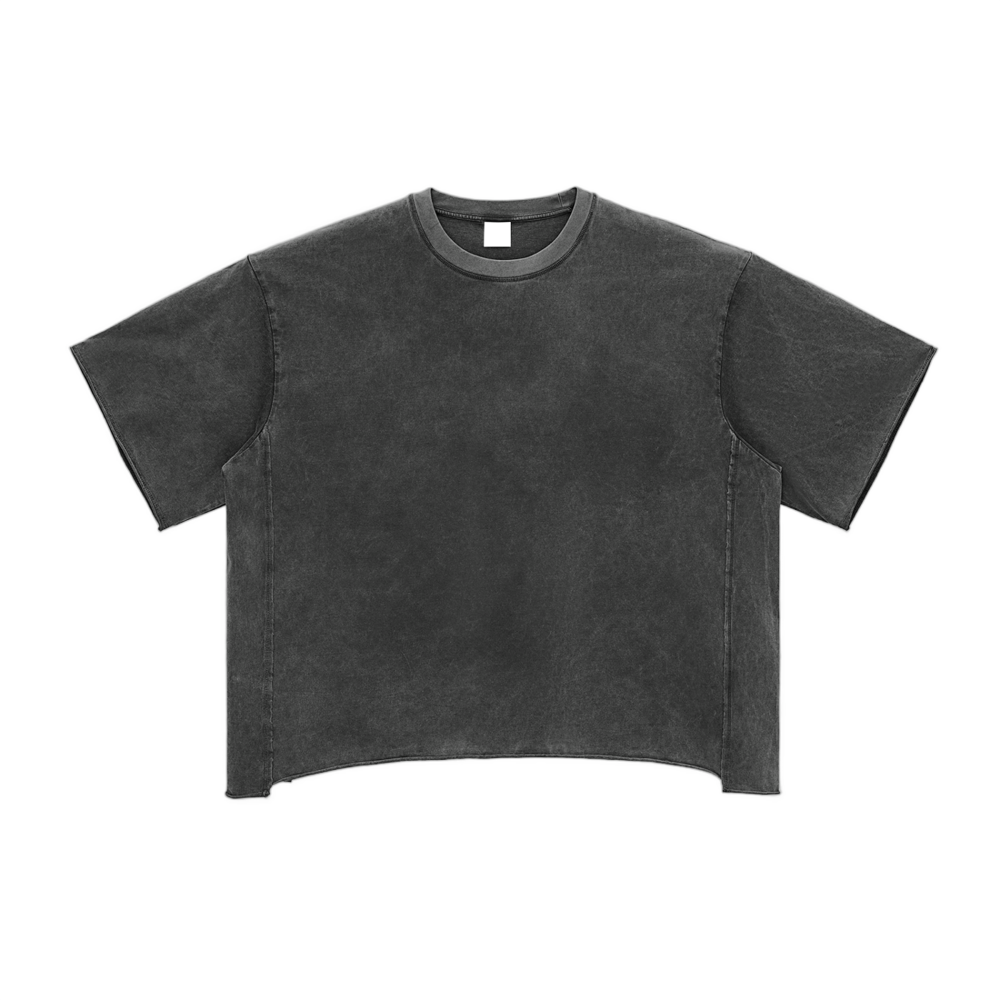 Blanks - Raw Edge Snow Washed Boxy T-Shirt