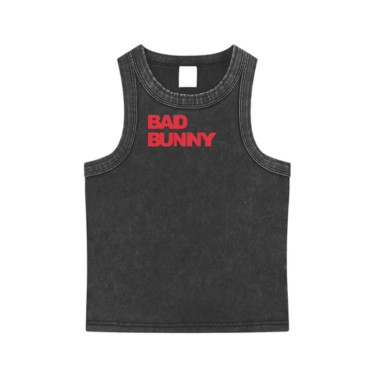 Snow Washed Tank Top - Bad Bunny DtMF - 235 GSM