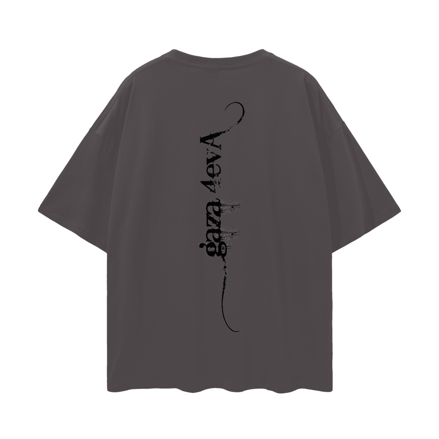 Oversize Deep Drop Shoulder Tee -KING DANCEHALL - 190 GSM