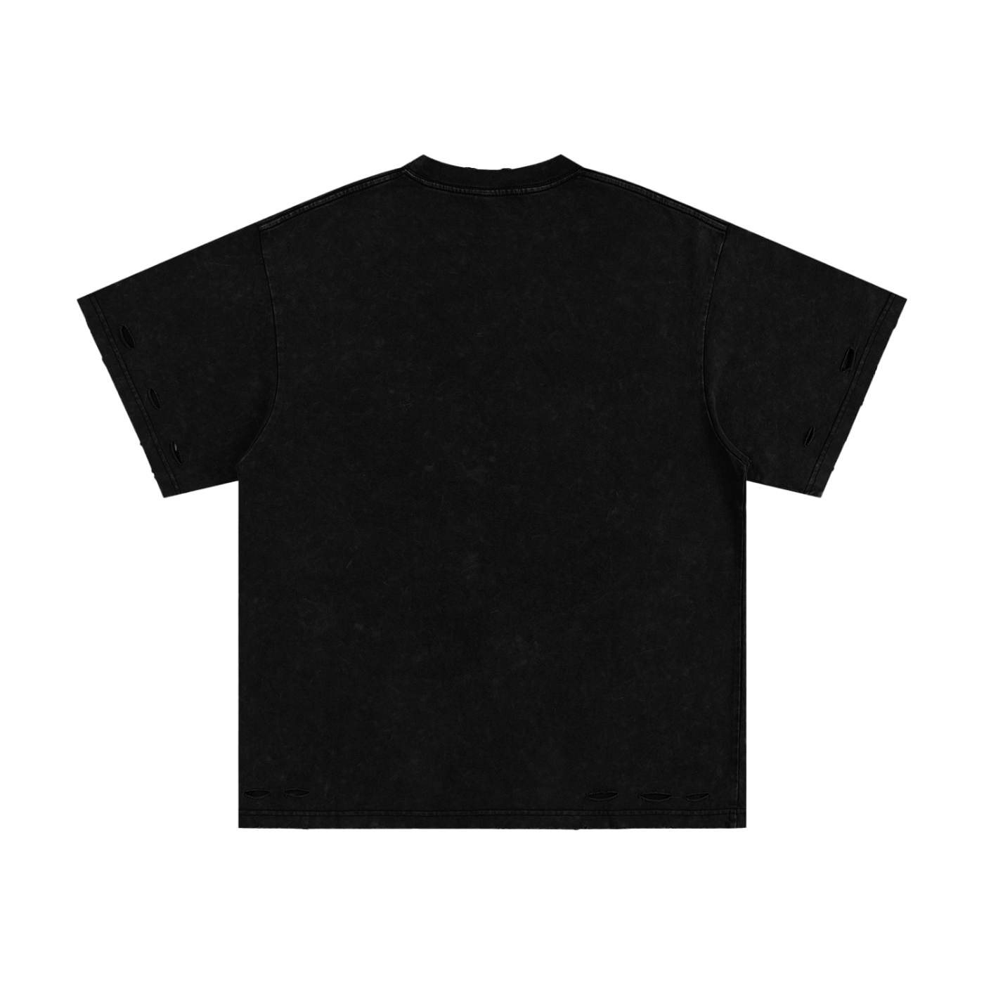 Blanks - Heavyweight Snow Washed Hand-Frayed T-Shirt