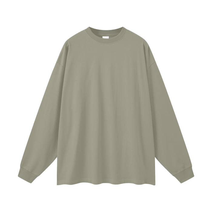 Streetwear Unisex 305G FOG Long Sleeve Tee