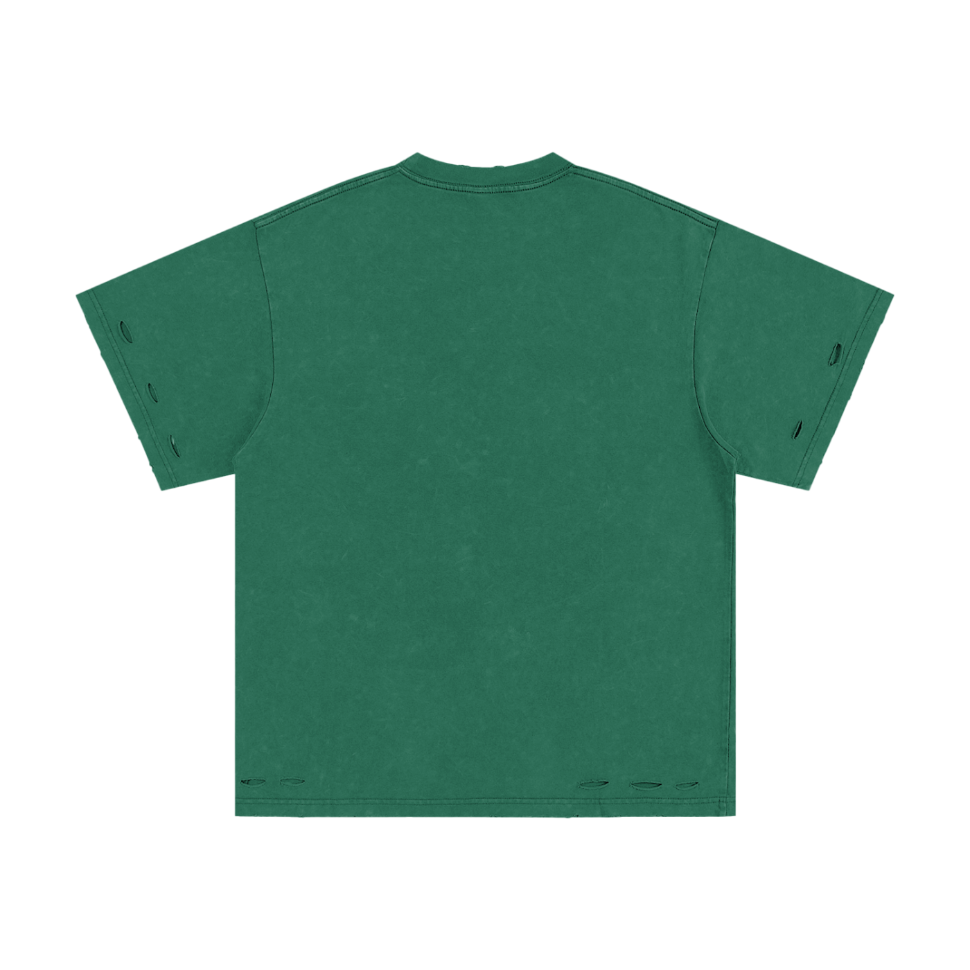 Blanks - Heavyweight Snow Washed Hand-Frayed T-Shirt