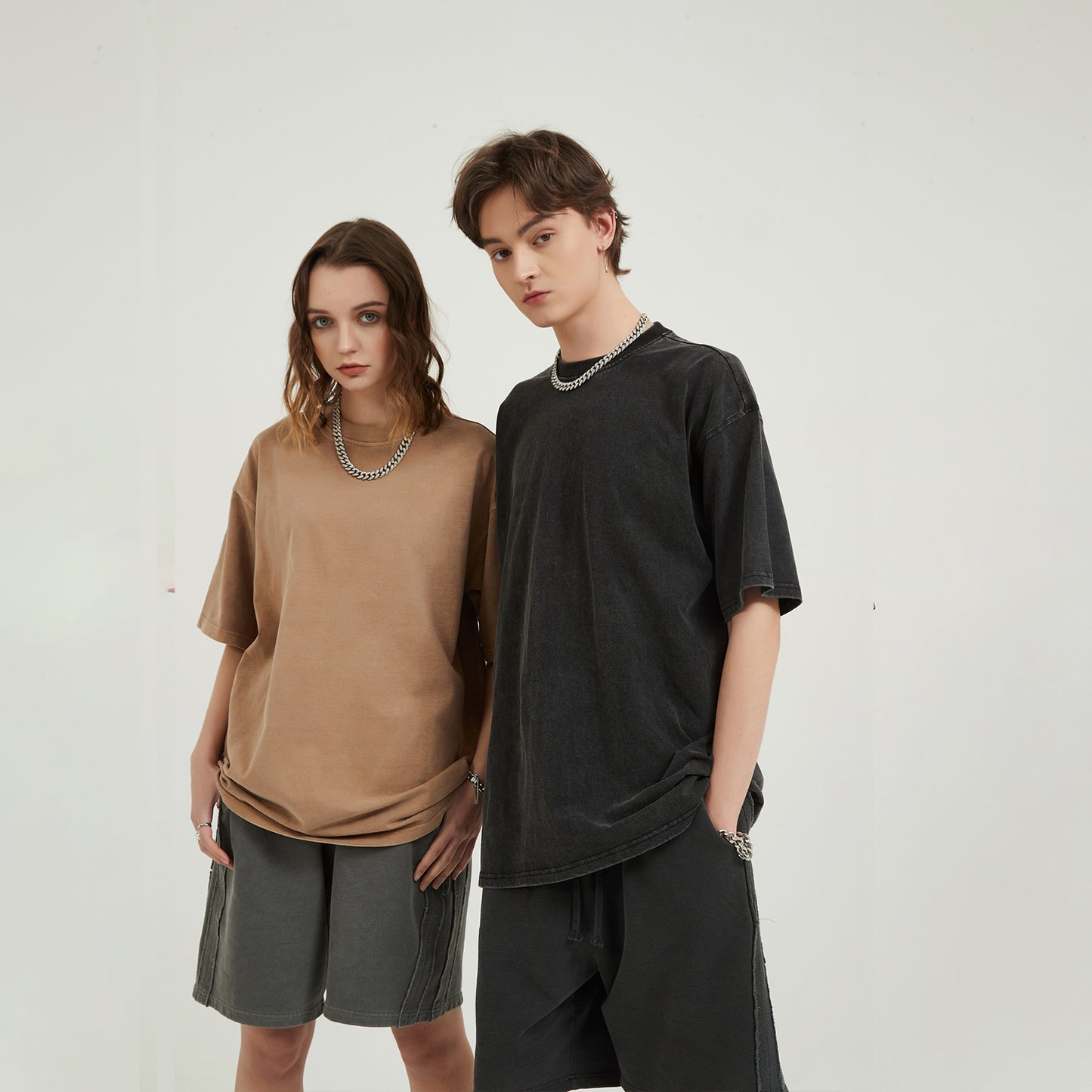 Vintage Wash - Drop Shoulder T-Shirt - 250 GSM