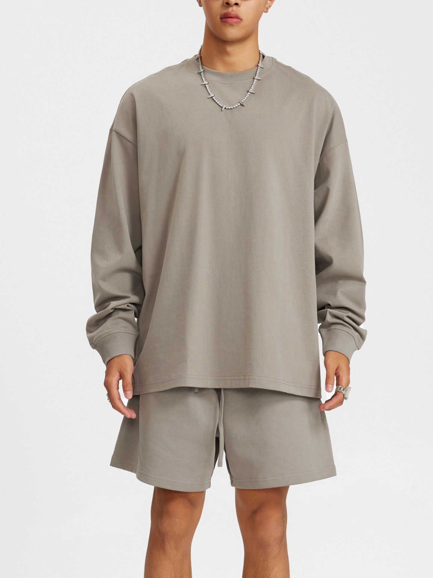 Streetwear Unisex 305G FOG Long Sleeve Tee