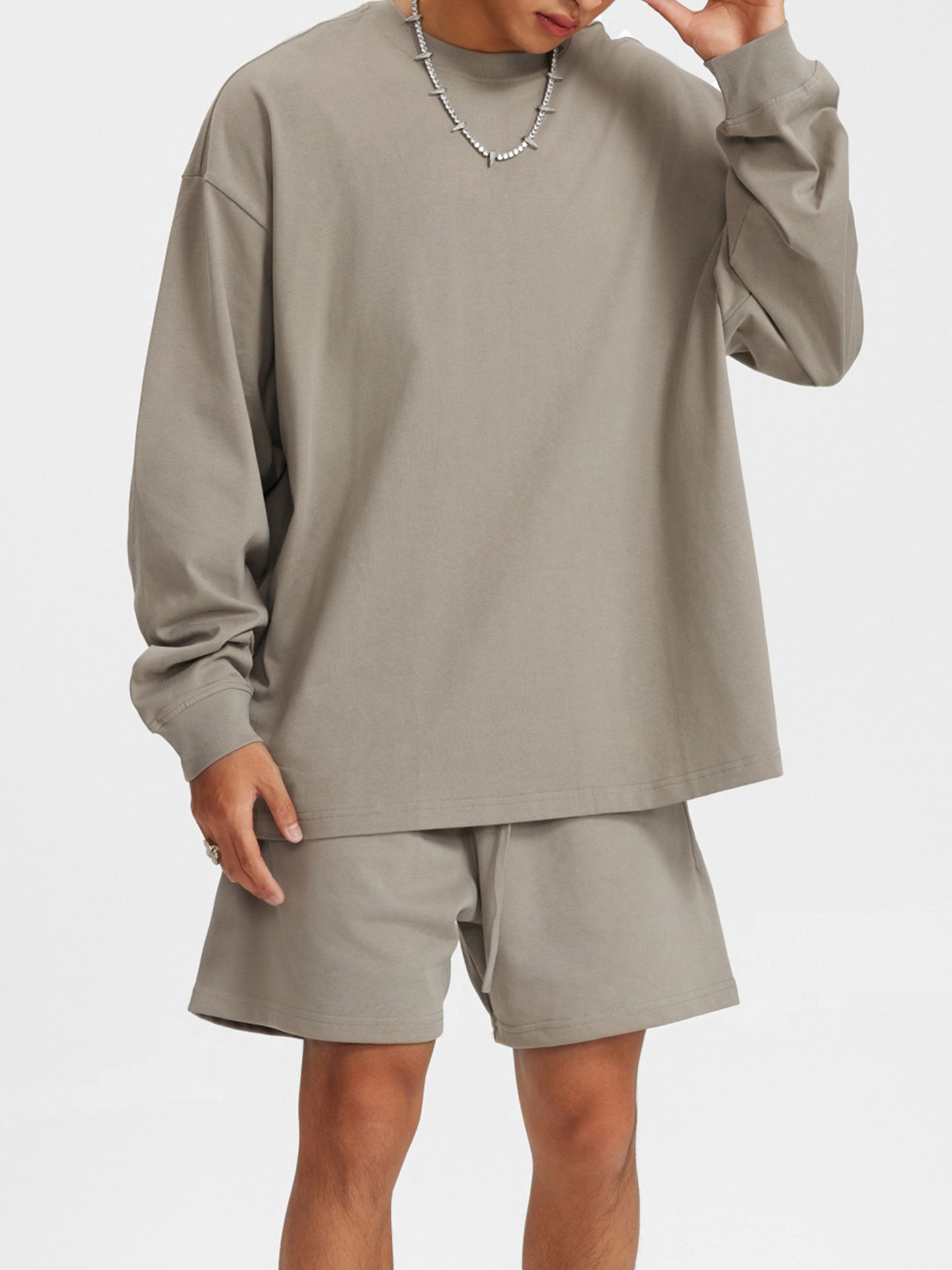 Streetwear Unisex 305G FOG Long Sleeve Tee