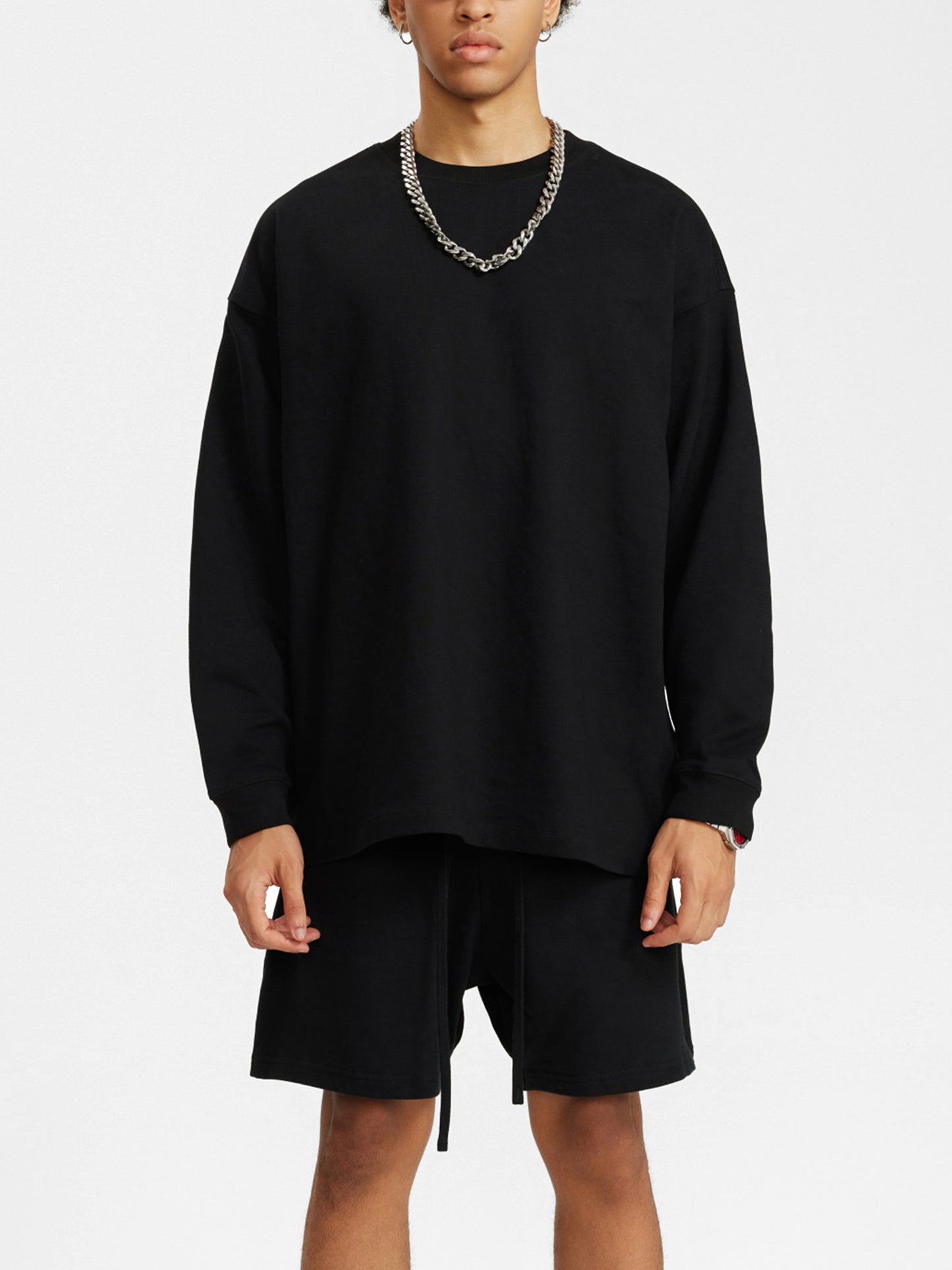 Streetwear Unisex 305G FOG Long Sleeve Tee