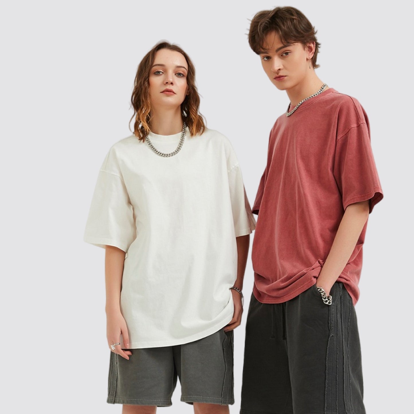 Vintage Wash - Drop Shoulder T-Shirt - 250 GSM