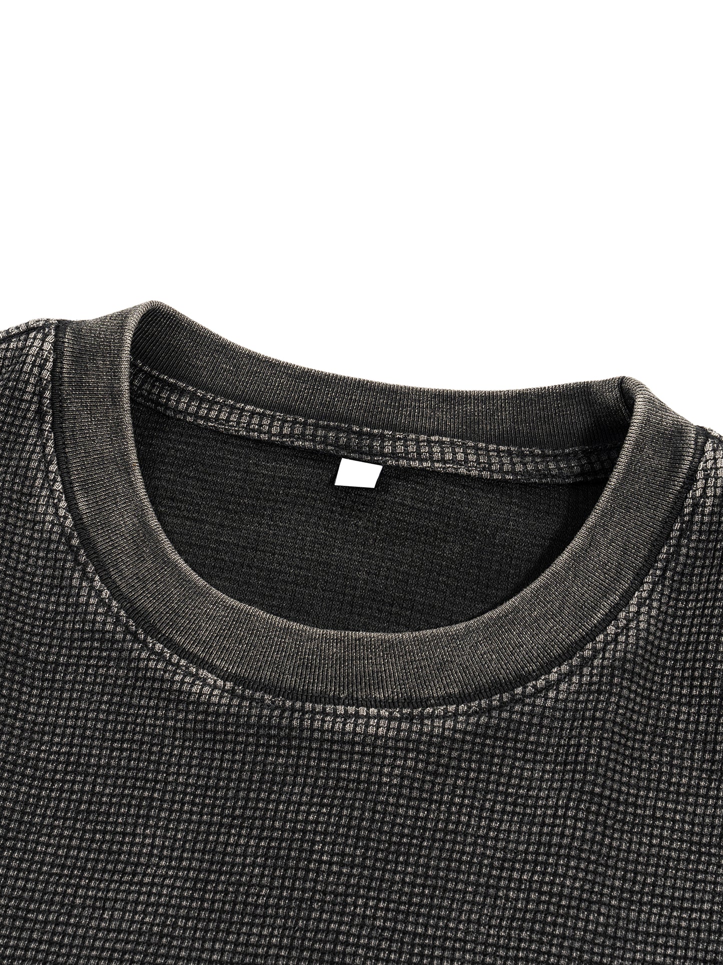 Blanks - Waffle-Texture Washed Boxy T-Shirt