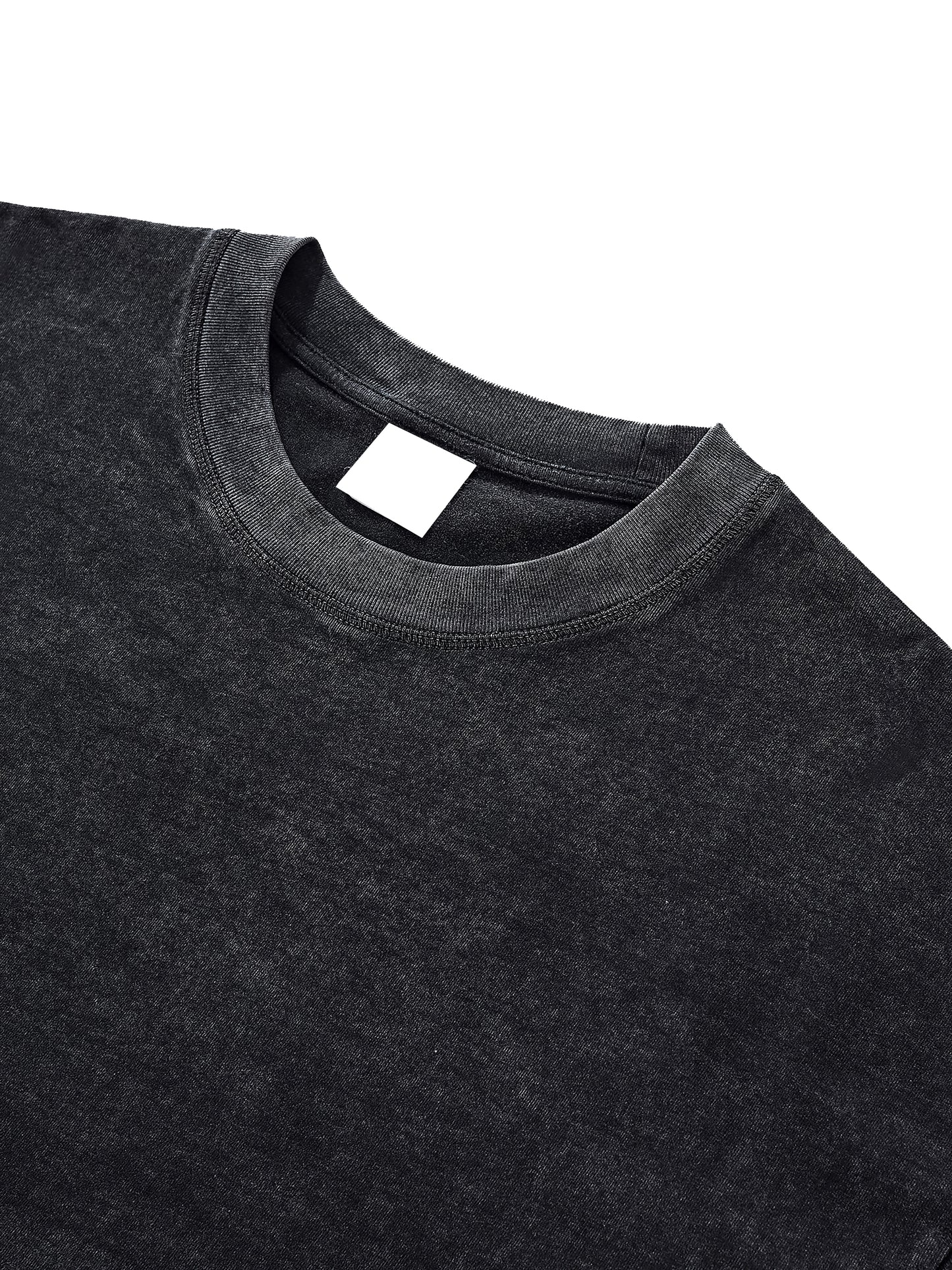 Blanks - Raw Edge Snow Washed Boxy T-Shirt