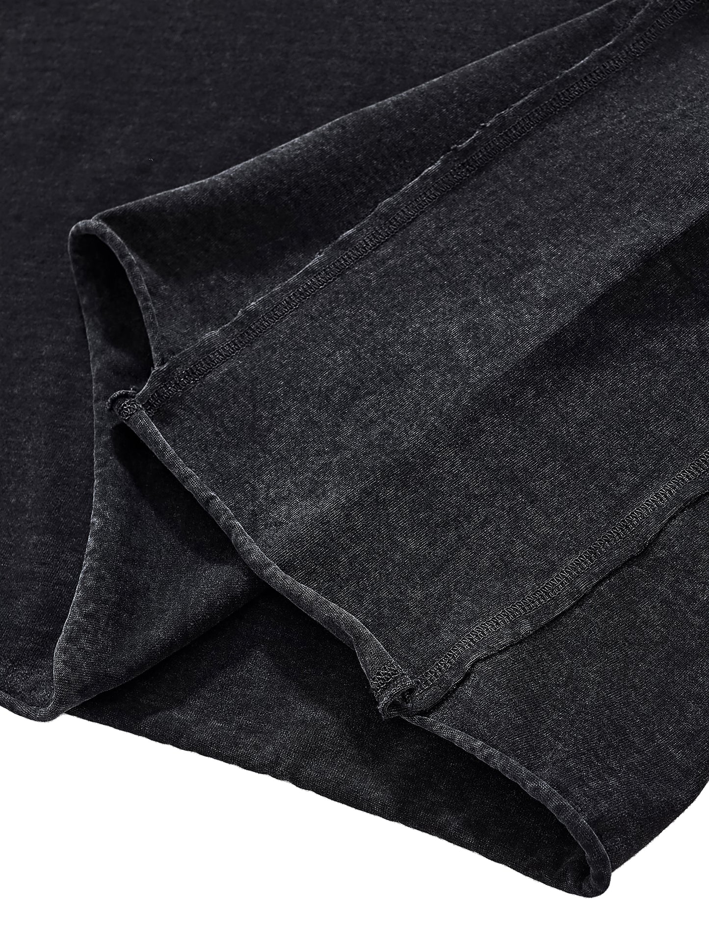 Blanks - Raw Edge Snow Washed Boxy T-Shirt