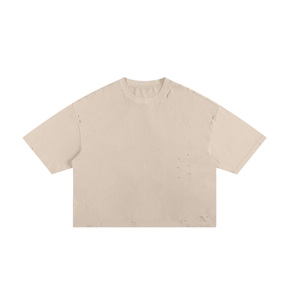 Blanks - Classic Frayed Boxy Tee - 250 GSM