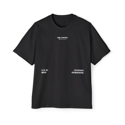 Heavy Oversized Tee TAKE CONTROL - Drop Fundamentals 2.0 - 280 GSM