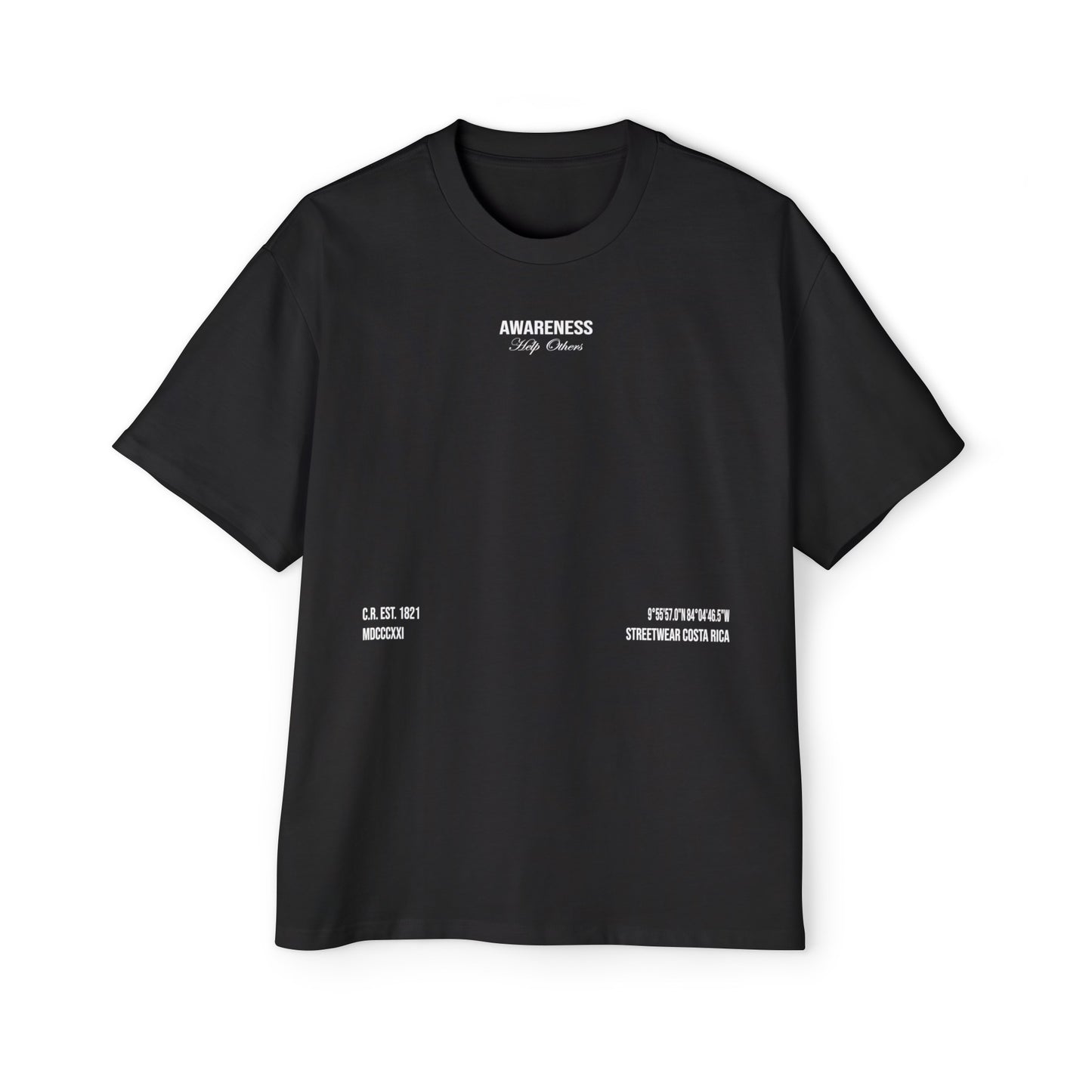 Heavy Oversized Tee AWARENESS - Drop Fundamentals 2.0 - 280 GSM