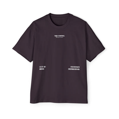 Heavy Oversized Tee TAKE CONTROL - Drop Fundamentals 2.0 - 280 GSM