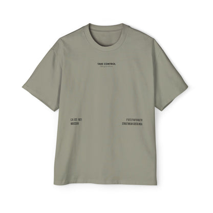 Heavy Oversized Tee TAKE CONTROL - Drop Fundamentals 2.0 - 280 GSM