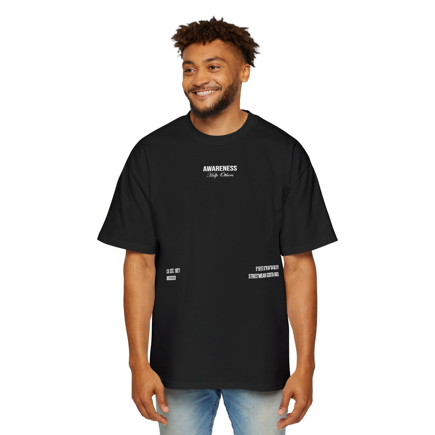 Heavy Oversized Tee AWARENESS - Drop Fundamentals 2.0 - 280 GSM