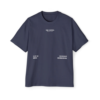 Heavy Oversized Tee TAKE CONTROL - Drop Fundamentals 2.0 - 280 GSM