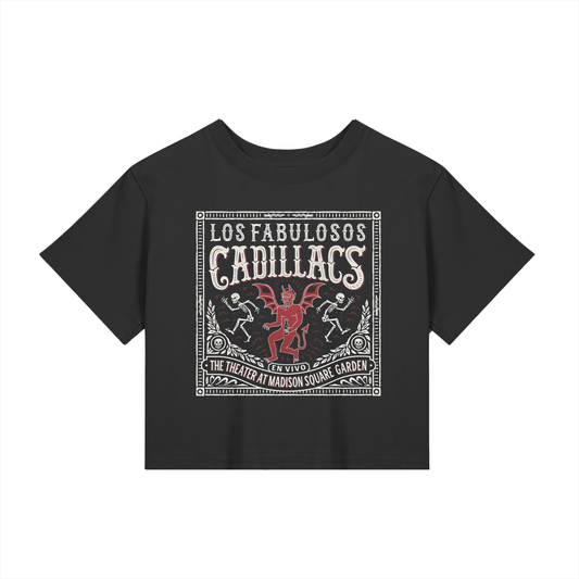 Baby Tee Seamless T-Shirt - Los Fabulosos Cadillacs - Los  200 GSM