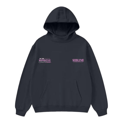 High Neck Hoodie - SMILE - 385 GSM