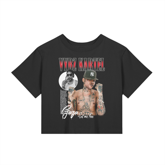 Baby Tee Seamless T-Shirt - Vybz Kartel - 200 GSM