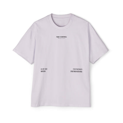 Heavy Oversized Tee TAKE CONTROL - Drop Fundamentals 2.0 - 280 GSM