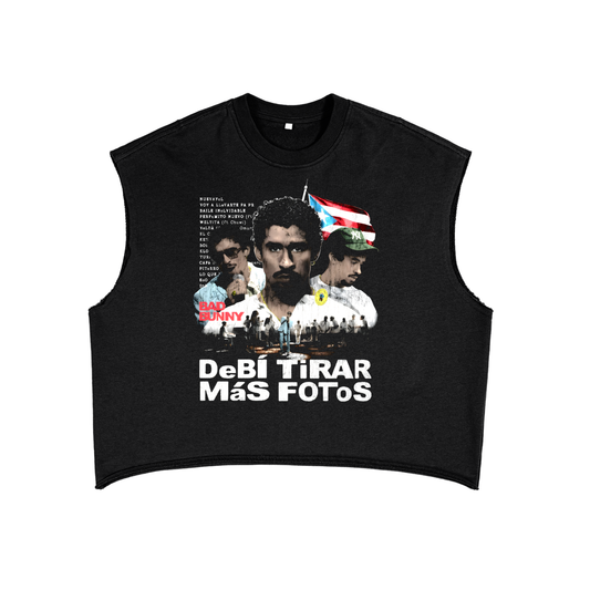 French Terry Boxy Tank Top - DPMF - Bab Bunny Tour 2025 - 340 G