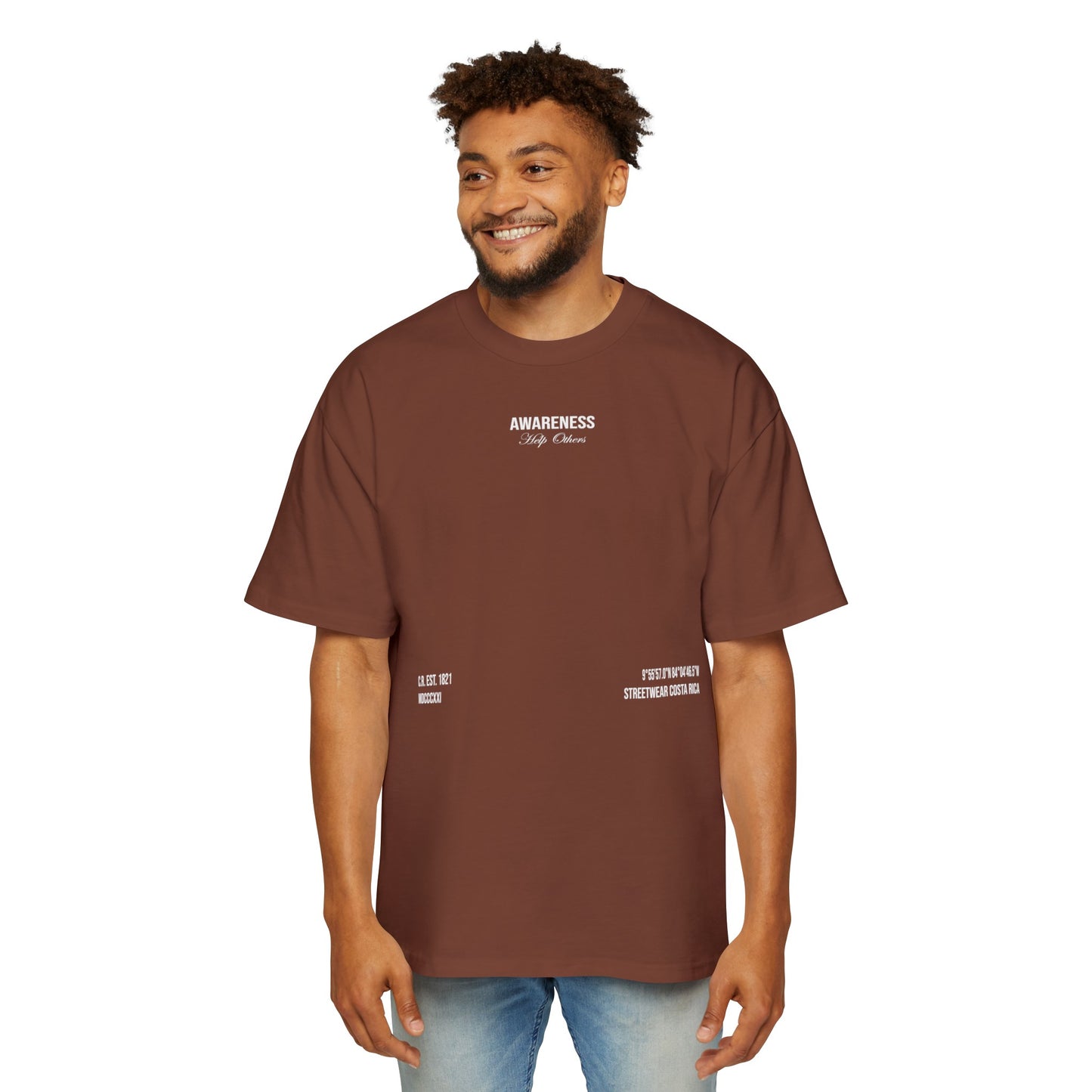 Heavy Oversized Tee AWARENESS - Drop Fundamentals 2.0 - 280 GSM