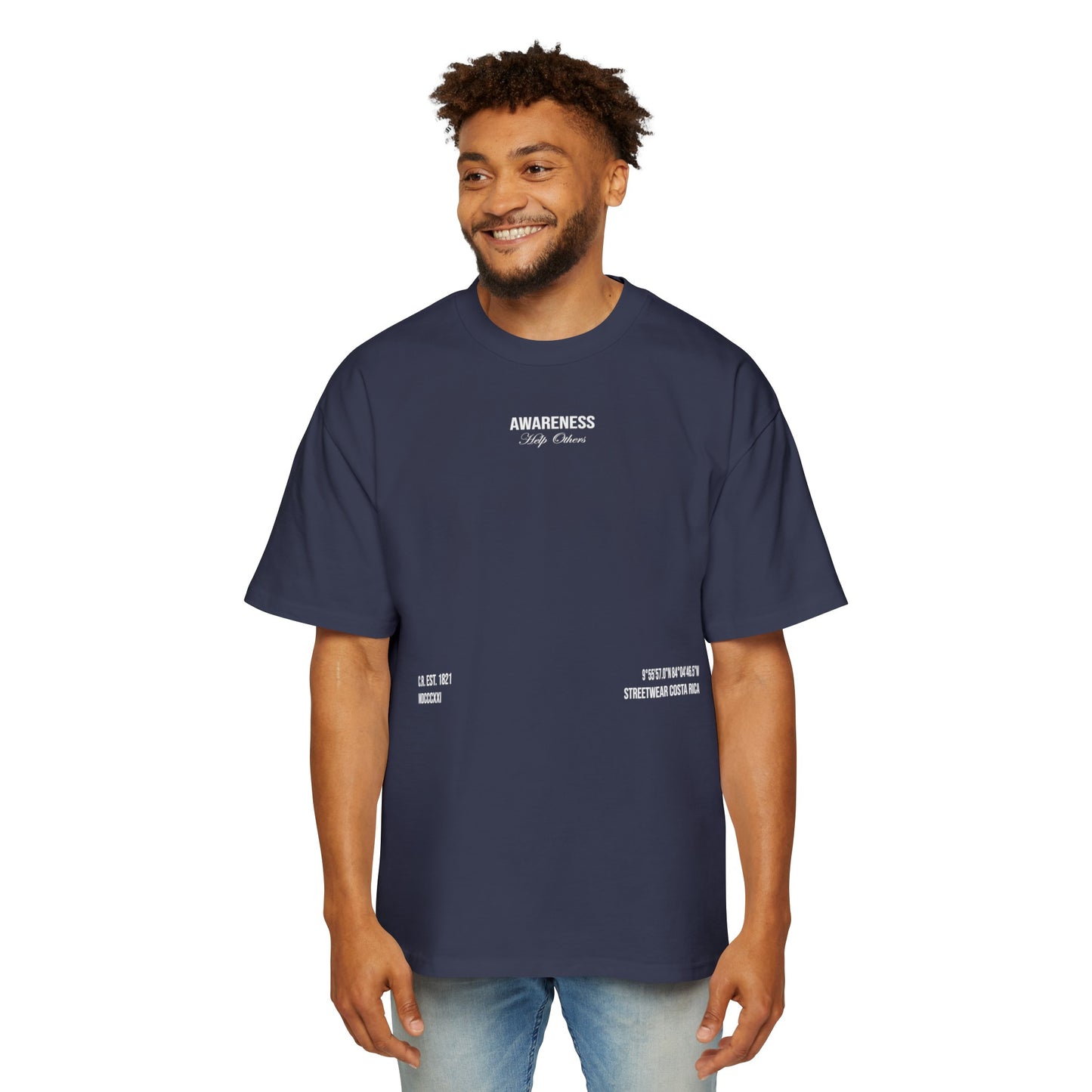 Heavy Oversized Tee AWARENESS - Drop Fundamentals 2.0 - 280 GSM