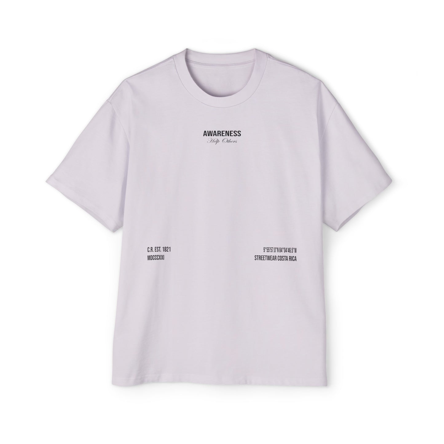 Heavy Oversized Tee AWARENESS - Drop Fundamentals 2.0 - 280 GSM