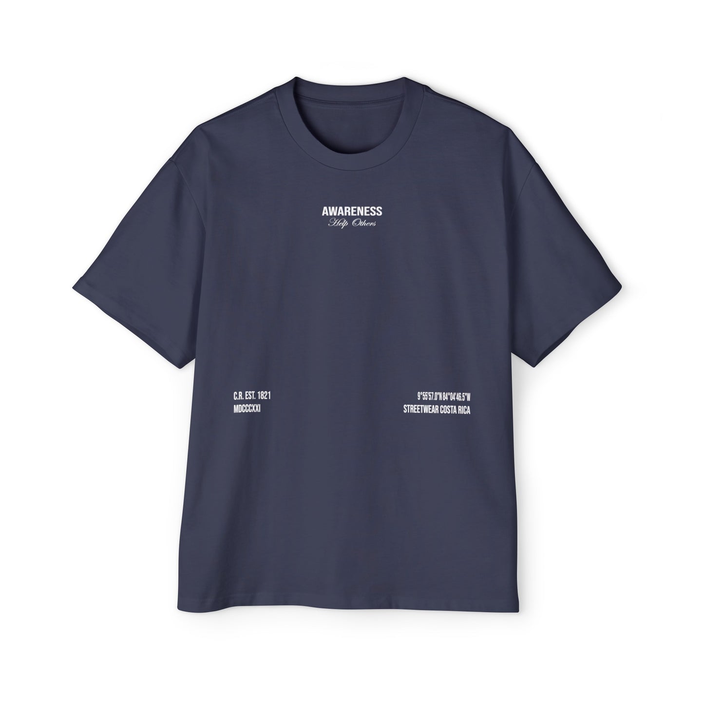 Heavy Oversized Tee AWARENESS - Drop Fundamentals 2.0 - 280 GSM